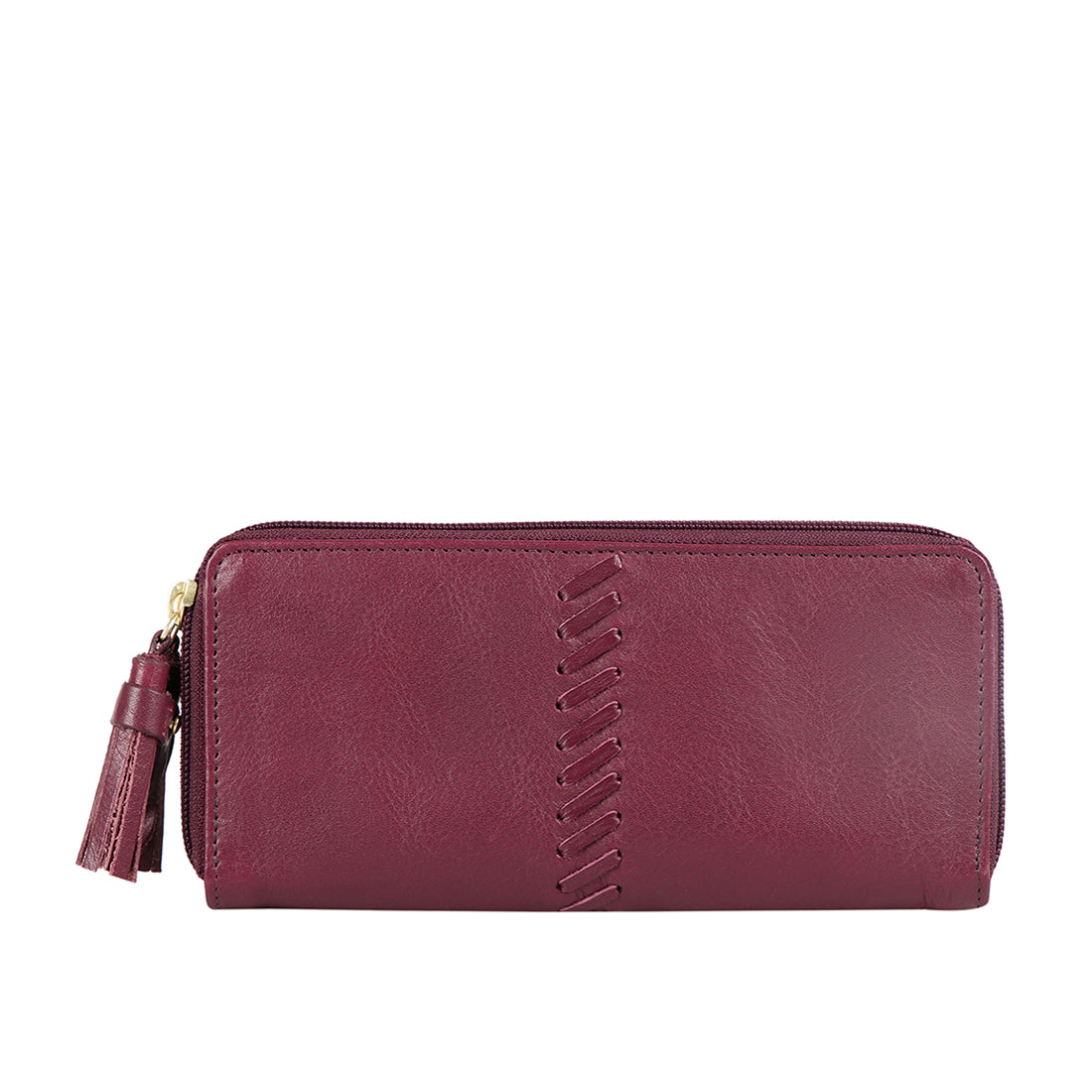 LUCKY BRAND Zip Around Tan Leather Clutch Wallet | eBay